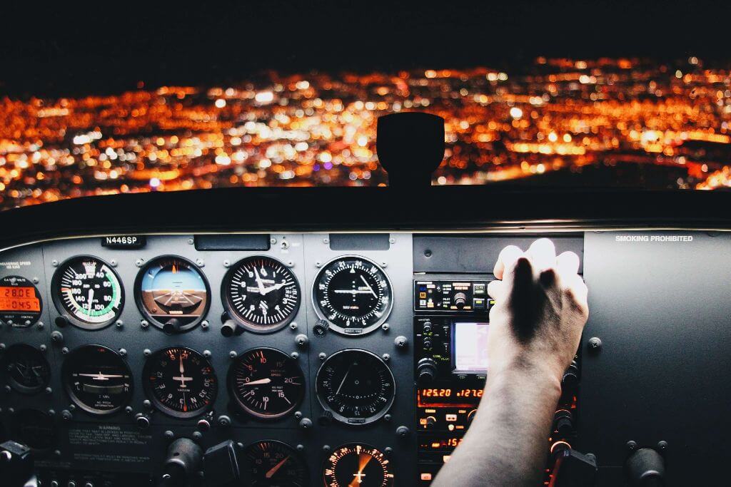 Cockpit City Night Lights